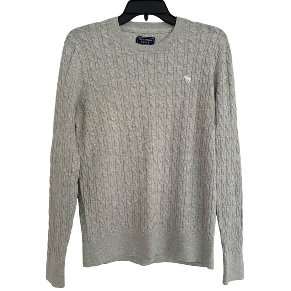 Abercrombie & fitch fine cable kit crewneck sweater - Picture 1 of 7